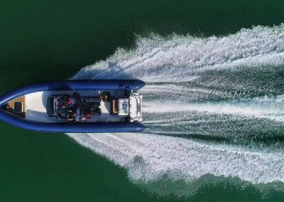 Bluetooth RIB overhead shot