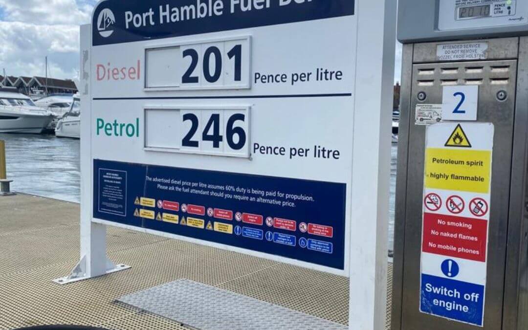 What has happened to the price of boat diesel?