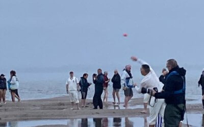 Low tides for the Bramble Bank Cricket Match