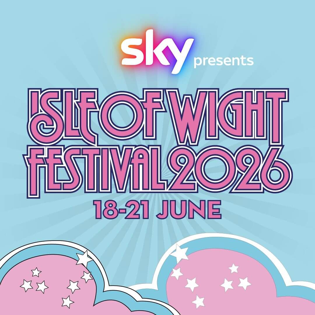Isle of Wight Festival poster with dates for 2026